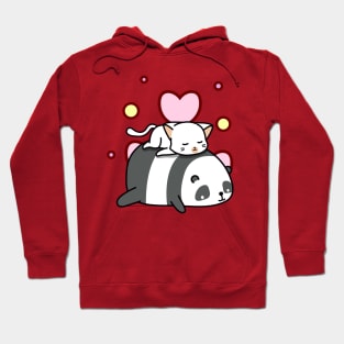 Cute Panda Sweet Sleep with Kitty Hoodie